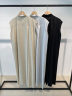 【SALE10%OFF】Sleeveless shirt dress