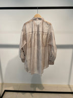Nuance Print Sheer Shirt
