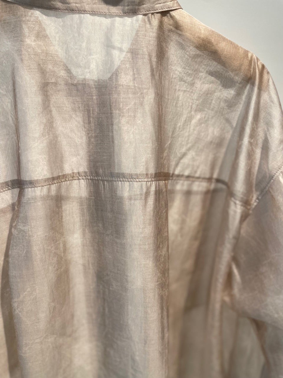 Nuance Print Sheer Shirt