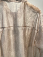 Nuance Print Sheer Shirt