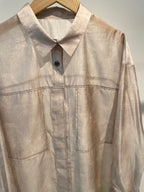 Nuance Print Sheer Shirt