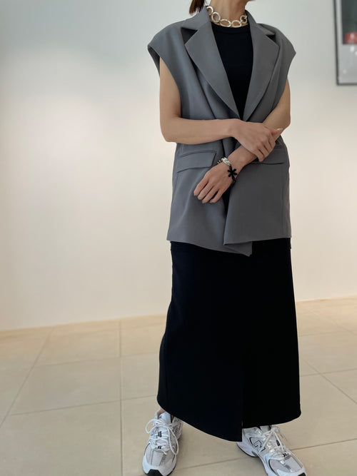 Back Open Tailored Vest