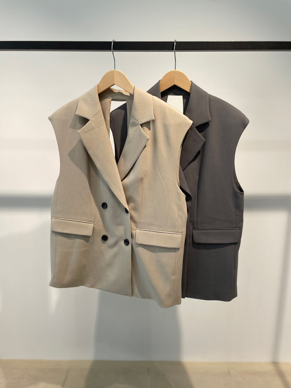 Back Open Tailored Vest