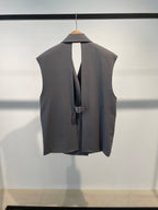 Back Open Tailored Vest