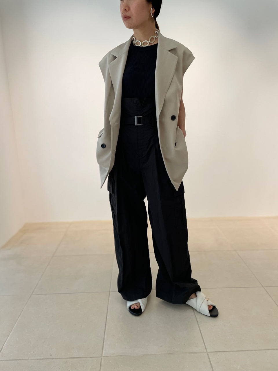 Back Open Tailored Vest