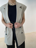 Back Open Tailored Vest