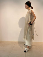 【SALE20%OFF】Mesh combination long vest