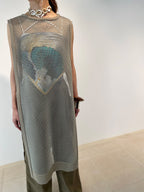 【SALE20%OFF】Mesh combination long vest