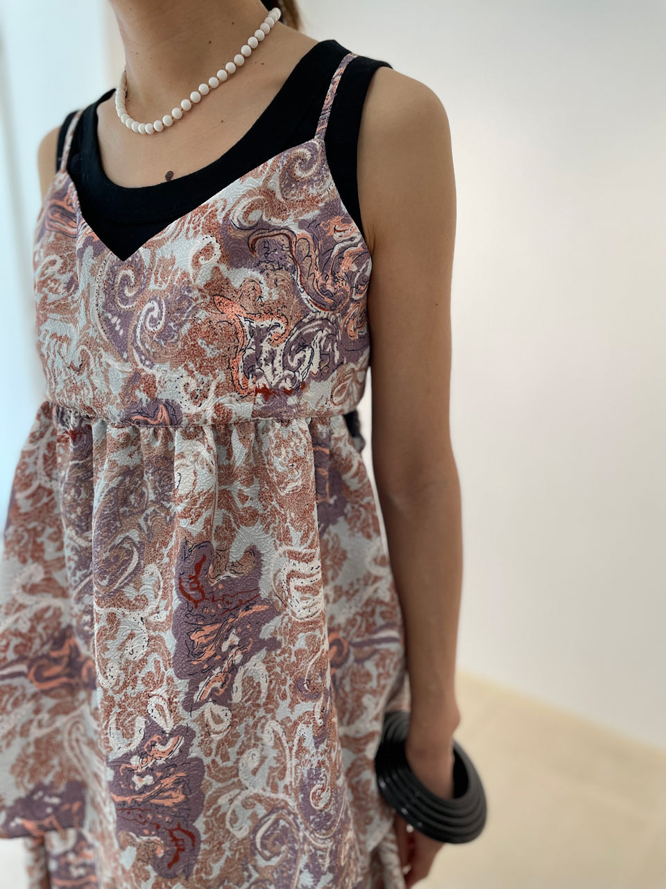 【SALE20%OFF】Paisley Jacquard Bustier