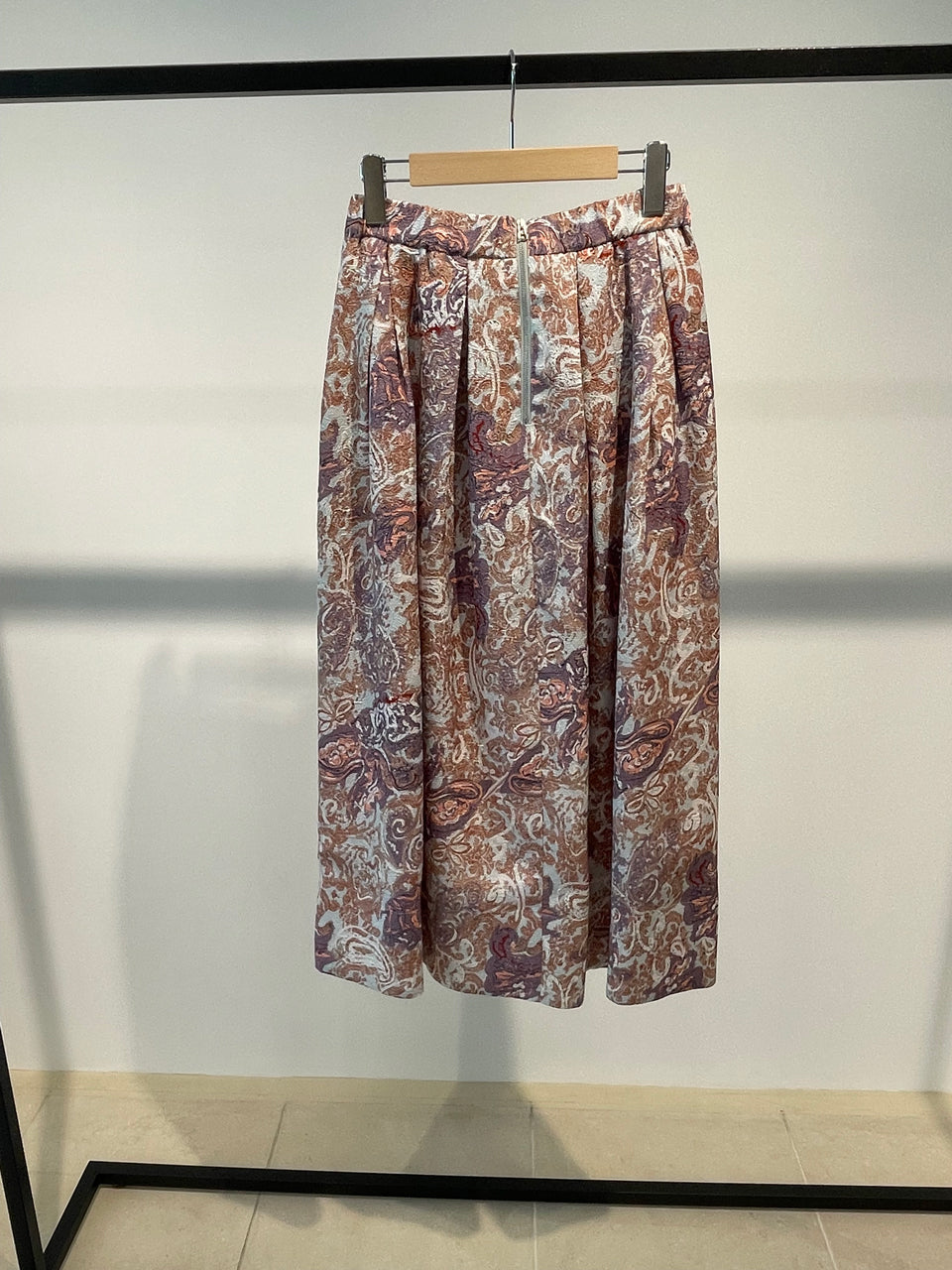 【SALE20%OFF】Paisley Jacquard Volume Skirt