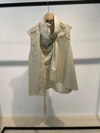 【AVENIR】Deadstock draped shirt