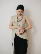 【AVENIR】Deadstock draped shirt