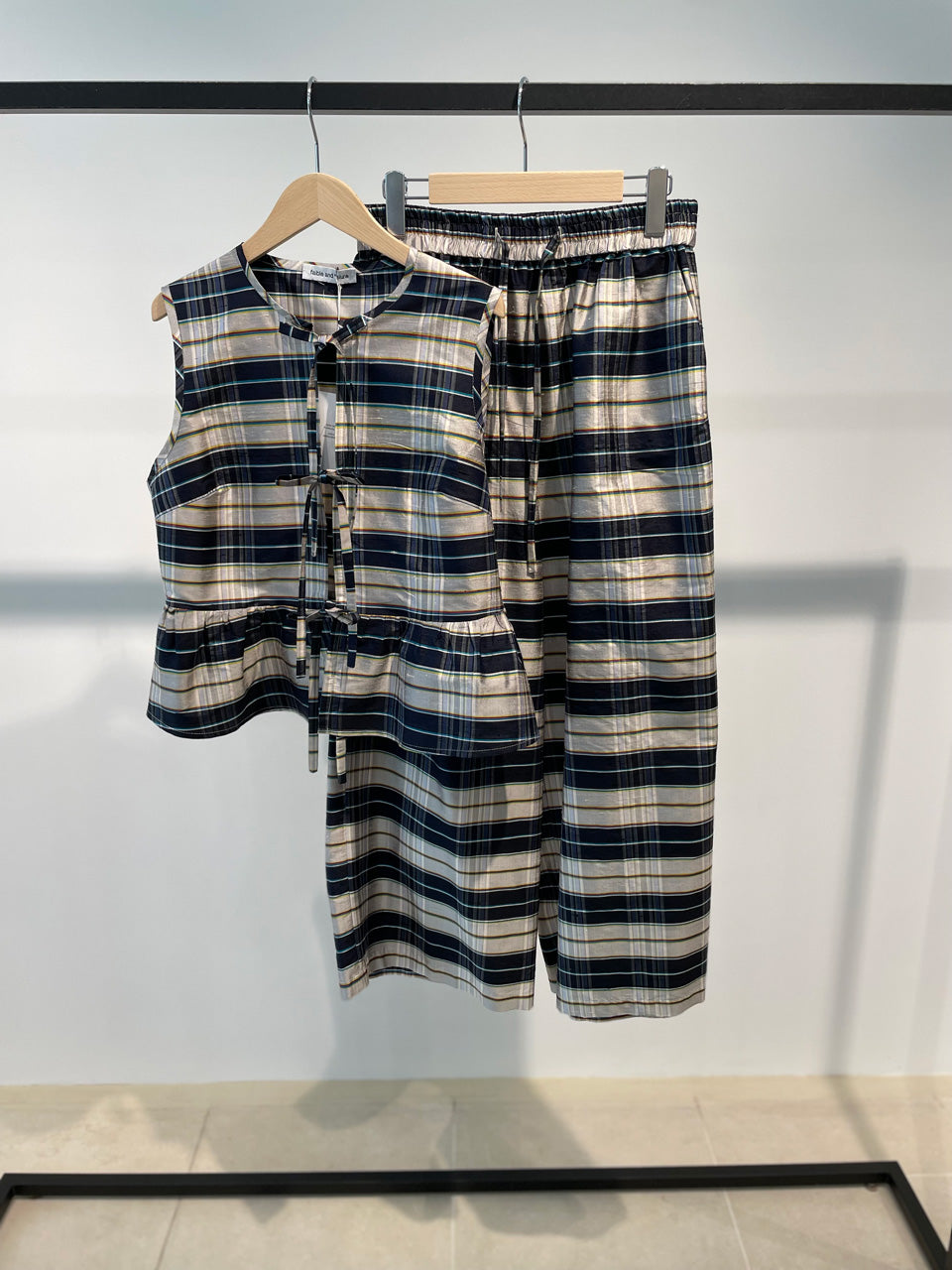 【faible and failure】Dupion silk pants