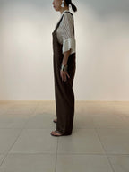 【ROOM.THE.ROOM】Jiggy Overalls/ Col. BROWN/ CHARCOAL