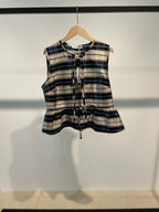 【faible and failure】Dupion silk blouse