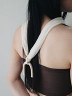 【g.binsky】ARK silk necklace Col. OFF WHITE