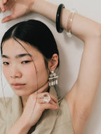 【Shannon Bond】Selena Bracelet Col. CLEAR/ BLACK