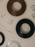 【Shannon Bond】Mono Ha Bracelet Col. BROWN/ BLACK