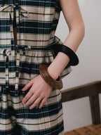 【Shannon Bond】Mono Ha Bracelet Col. BROWN/ BLACK