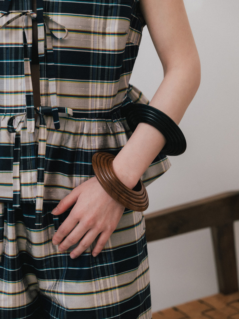 【Shannon Bond】Mono Ha Bracelet Col. BROWN/ BLACK