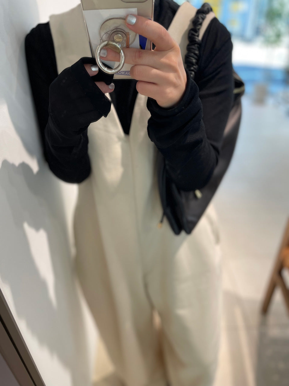 【Anita Bilardi】Theater Medium bag Col. BLACK/ PINK