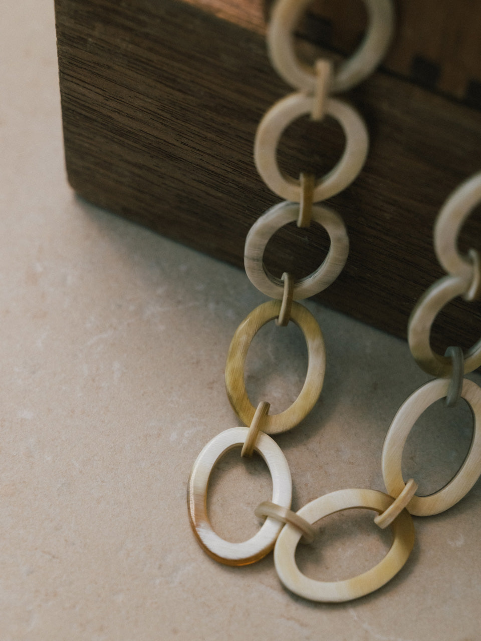 【ROOM.THE.ROOM】Buffalo horn circle necklace