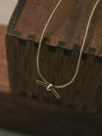 【ROOM.THE.ROOM】Buffalo horn circle necklace