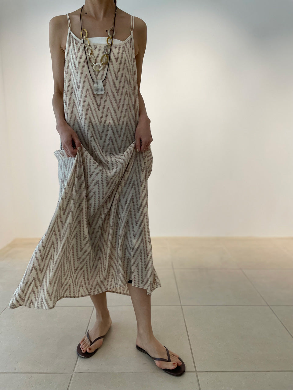 【ROOM.THE.ROOM】Buffalo horn circle necklace