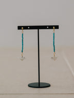 【Luce Costante】Animal short pierces(イヤリング変更可) Magnesite turquoise