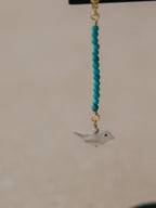 【Luce Costante】Animal short pierces(イヤリング変更可) Magnesite turquoise