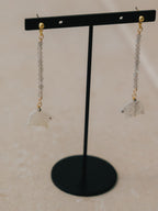 【Luce Costante】Animal short pierces(イヤリング変更可) Labradorite