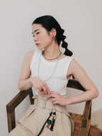 【ROOM.THE.ROOM】Buffalo horn square ring(S)