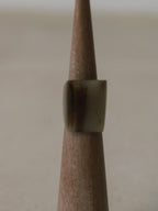 【ROOM.THE.ROOM】Buffalo horn square ring(S)