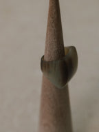【ROOM.THE.ROOM】Buffalo horn square ring(S)