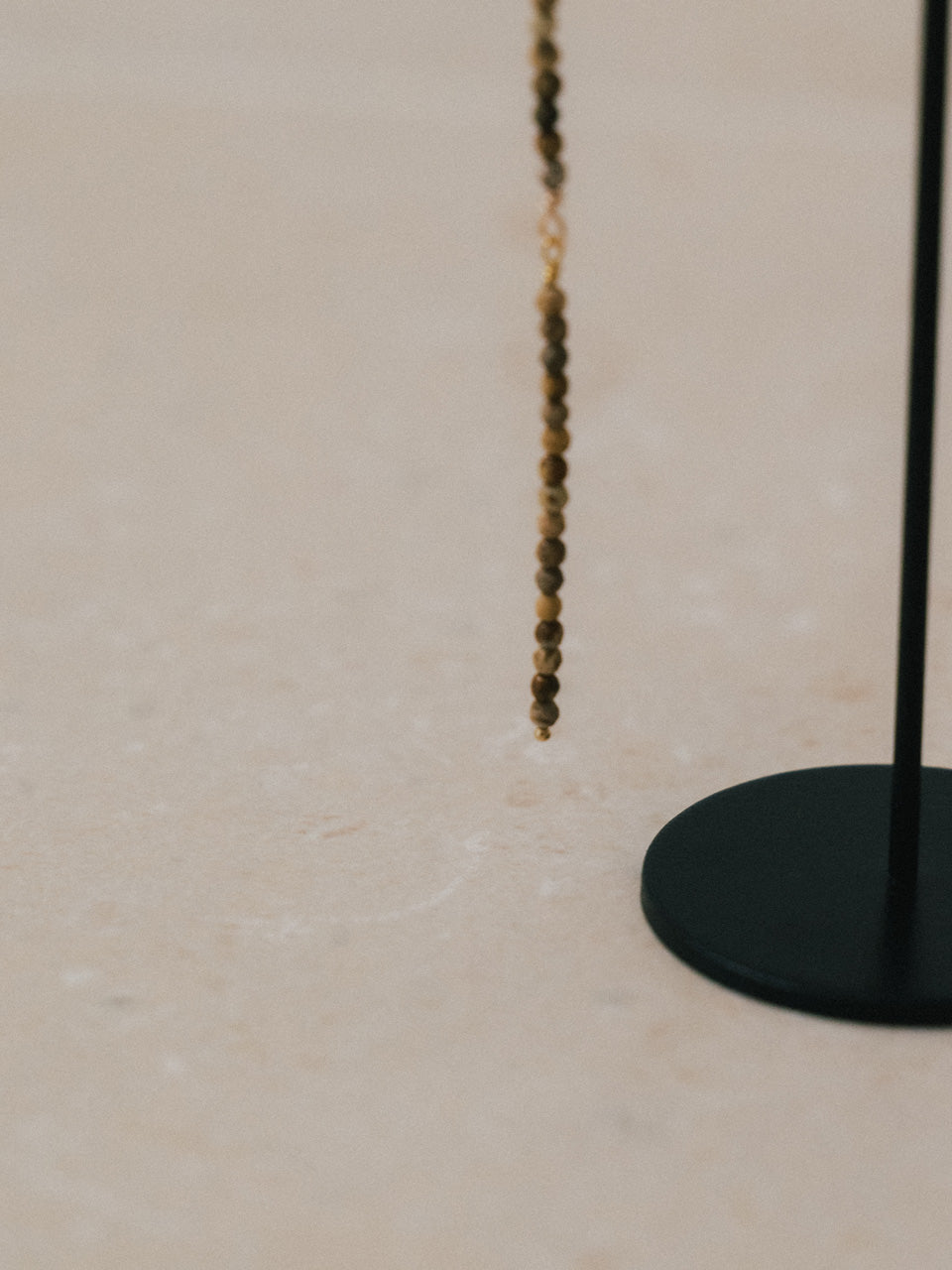 【Luce Costante】Animal long pierces(イヤリング変更可) Picasso jasper