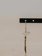 【Luce Costante】Animal long pierces(イヤリング変更可) Picasso jasper