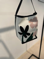 Jacquard floral bucket bag