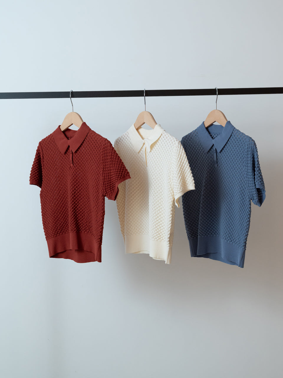 【PRE ORDER 2026SS】【ROOM.THE.ROOM】Brooklyn knit polo【先行予約2月中旬ごろ配送予定】