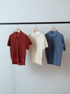 【PRE ORDER 2026SS】【ROOM.THE.ROOM】Brooklyn knit polo【先行予約2月中旬ごろ配送予定】
