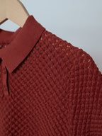 【PRE ORDER 2026SS】【ROOM.THE.ROOM】Brooklyn knit polo【先行予約2月中旬ごろ配送予定】