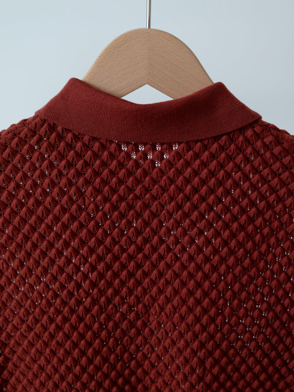 【PRE ORDER 2026SS】【ROOM.THE.ROOM】Brooklyn knit polo【先行予約2月中旬ごろ配送予定】