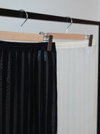 【PRE ORDER 2026SS】【ROOM.THE.ROOM】Brooklyn pleated stole【先行予約2月中旬ごろ配送予定】