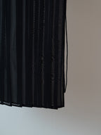 【PRE ORDER 2026SS】【ROOM.THE.ROOM】Brooklyn pleated stole【先行予約2月中旬ごろ配送予定】