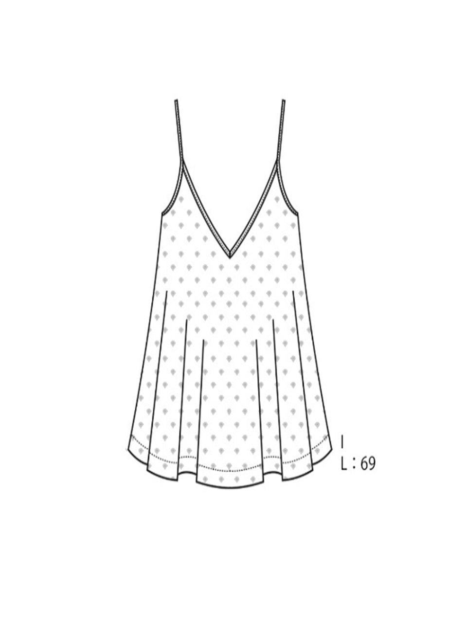 【PRE ORDER 2026SS】【ROOM.THE.ROOM】Brooklyn embroidery cami 【先行予約2月中旬ごろ配送予定】