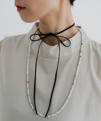 【ROOM.THE.ROOM】High-neck sleeveless dress Col. IVORY/GREY