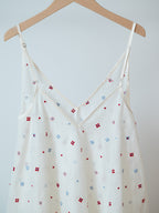 【PRE ORDER 2026SS】【ROOM.THE.ROOM】Brooklyn embroidery cami 【先行予約2月中旬ごろ配送予定】