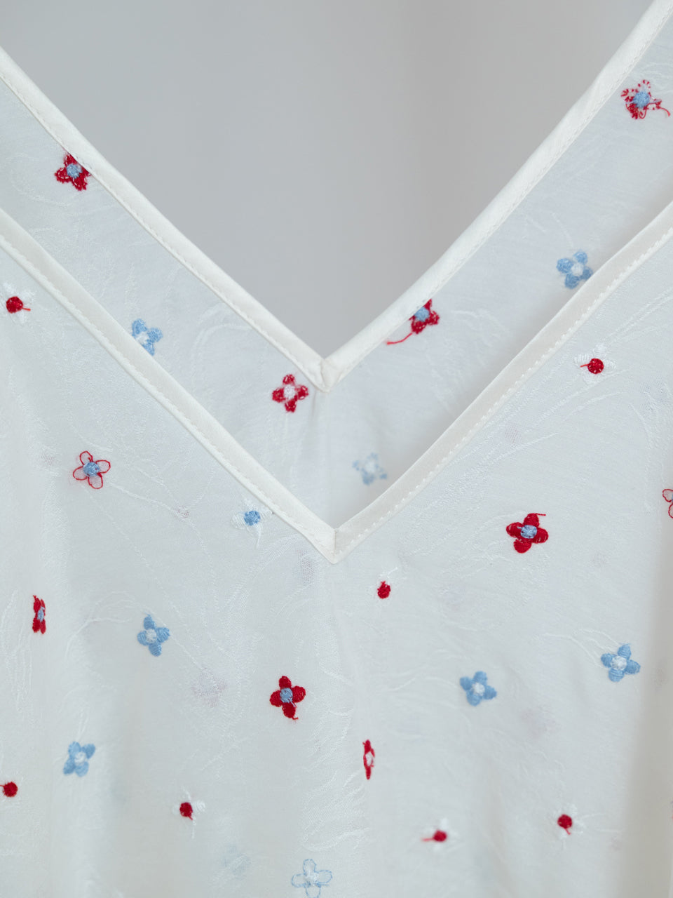 【PRE ORDER 2026SS】【ROOM.THE.ROOM】Brooklyn embroidery cami 【先行予約2月中旬ごろ配送予定】