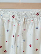 【PRE ORDER 2026SS】【ROOM.THE.ROOM】Brooklyn embroidery pants【先行予約2月中旬ごろ配送予定】