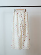 【PRE ORDER 2026SS】【ROOM.THE.ROOM】Brooklyn embroidery pants【先行予約2月中旬ごろ配送予定】