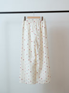 【PRE ORDER 2026SS】【ROOM.THE.ROOM】Brooklyn embroidery pants【先行予約2月中旬ごろ配送予定】